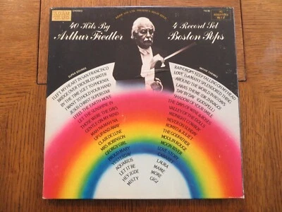 Arthur Fiedler & The Boston Pops - Solid Gold - 1973 - Vinyl 4xLP VG+/VG+ - Image 1 of 4