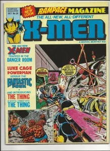 Rampage Magazine #28 British X-Men Cover 1980 - Picture 1 of 2