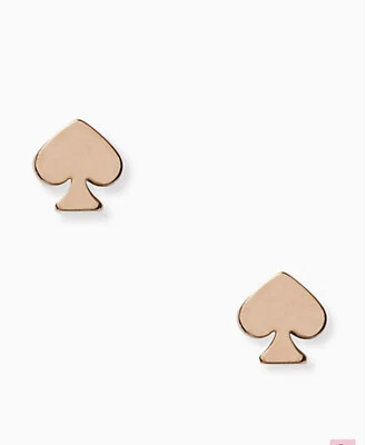 NWT Kate Spade Signature Spade Mini Studs O0RU2905 Rose Gold  - Image 1 of 4