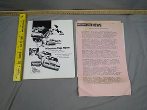 Vintage 1987 Winston Cup Nascar News Press Release Media Kit - Picture 1 of 5