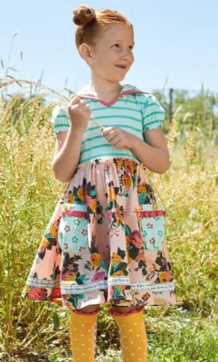 Nuevo con etiquetas Vestido Chrissy Niñas MATILDA JANE Wonderment Sing a Song Talla 12 Foto 1 de 4