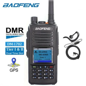 BAOFENG DM-1702 DMR 5W DIGITAL&ANALOG WALKIE TALKIES GPS 2-WAY RADIO TIER 1024CH - Picture 1 of 26