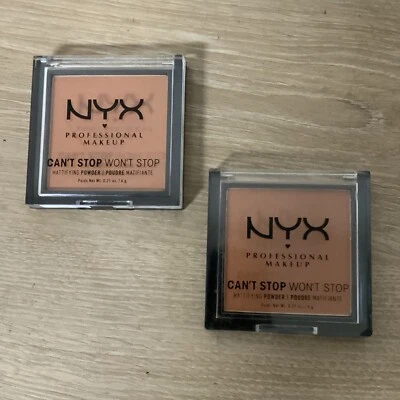 📀 NYX Can’t Stop Won’t Stop Mattifying Powder- CSWSM08 MOCHA (LOT OF 2) - Image 1 of 3