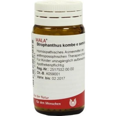 WALA HEILMITTEL GMBH STROPHANTHUS KOMBE e semine D 3 Globuli 20 g PZN 8787844
