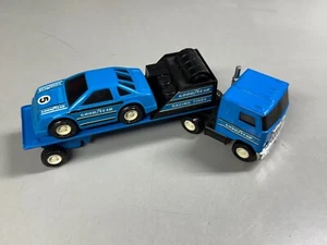 Vintage BUDDY L GOODYEAR Racing Tires Mack Truck + Trailer + Car - Japan 1970s - Picture 1 of 15