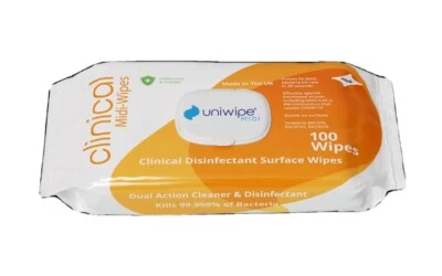 salviette Uniwipe MIDI-WIPE CLINICAL Confezione Da 100 Nuove Sigillate - Immagine 1 di 2