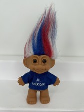 Vintage 1990s All American Red White & Blue Russ Troll Born In The USA America