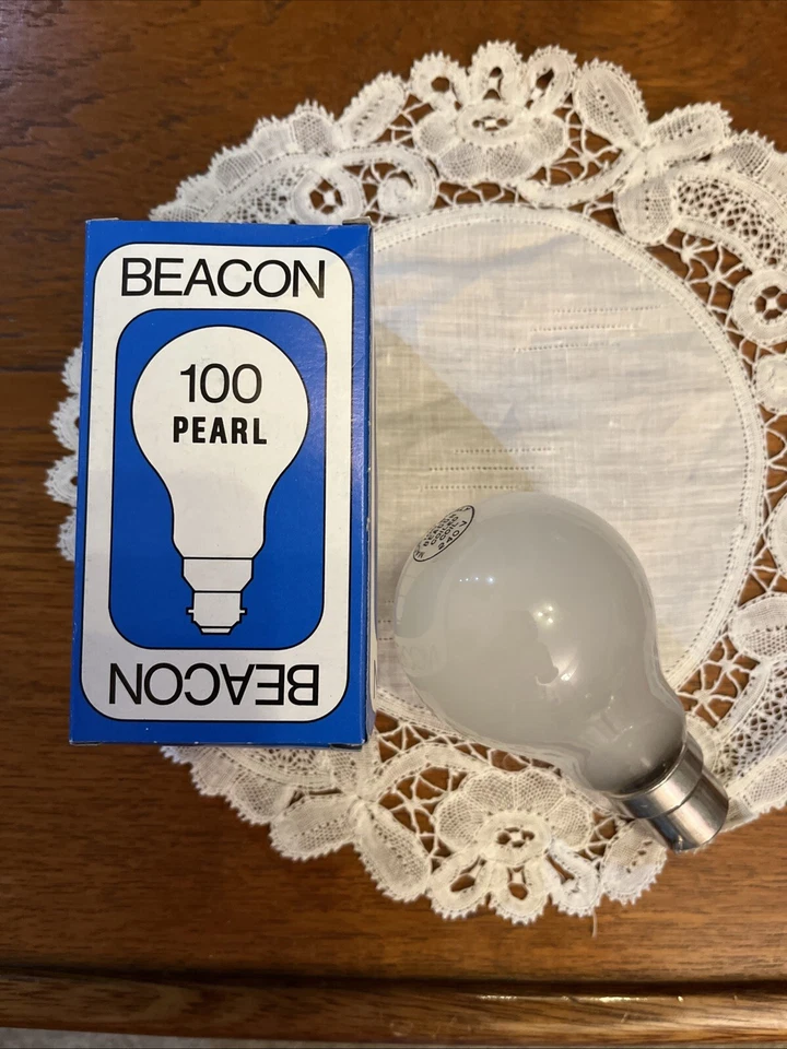 Rare Discontinued 100 w Pearl Beacon Lightbulb - Image 1 of 1