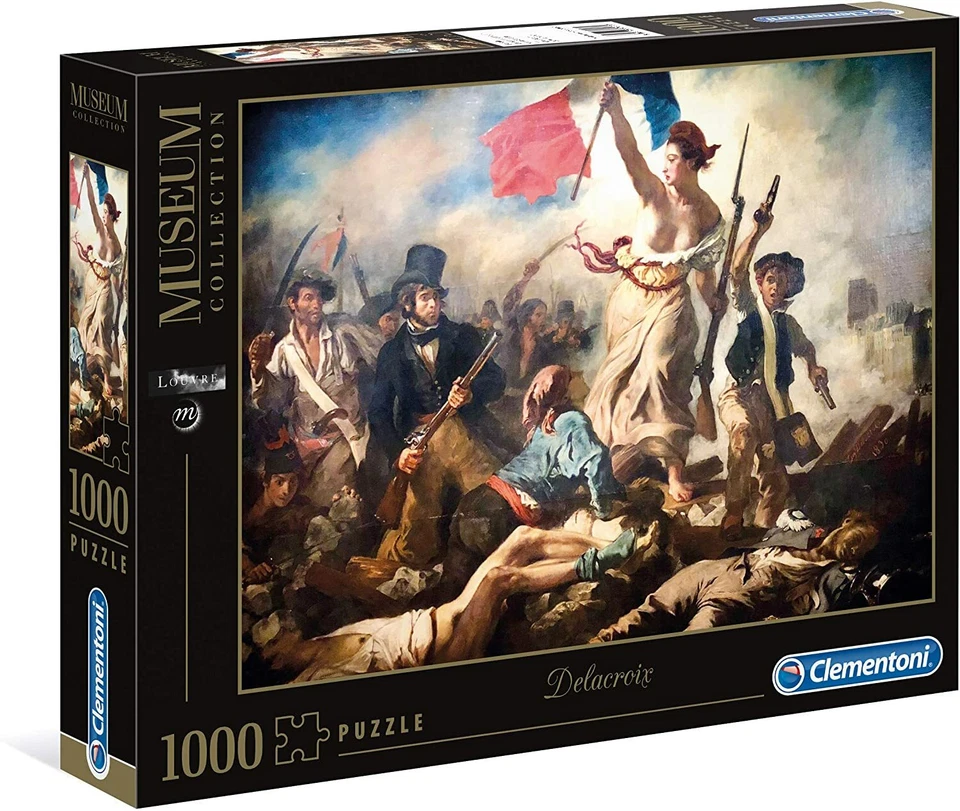 Puzzle 1000pz The People Louvre 39549 8005125395491 Clementoni S.p.a. gioc