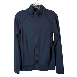 Danskin Now Full-Zip Mock Neck Track Jacket Dark Gray Womens M (8-10) - Picture 1 of 7