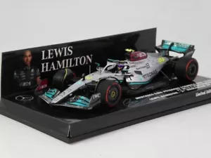 Minichamps Mercedes AMG F1 W13 #44 Lewis Hamilton Hungarian 2022 1/43 417221344 - Foto 1 di 4