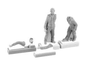 129-F48360	CMK: Viggen Ground Crew (2 figs.) in 1:48 - Picture 1 of 1