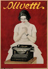 Affiche Olivetti 1921 Dudovich vintage machine à écrire toile publicitaire impression 13x19