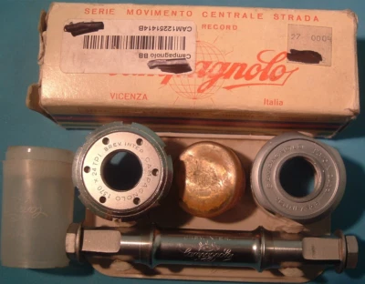Campagnolo Nuovo Record Bottom Bracket -68 x 114.5MM-NEW English -Post-CPSC-NIB - Image 1 of 4