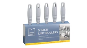 5 Pack Lint Roller For Clothes Pet Hair Remover Sticky Carpet Dog Cat Fluff Fur - Picture 1 of 2