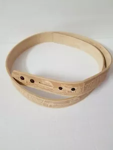 Embossed Wildlife Eagle Belt Blank 1-1/2" 4598-00 - Picture 1 of 5