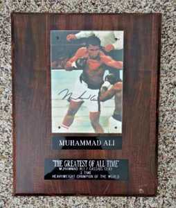 ¡Placa fotográfica autógrafa de Muhammad Ali! Edición Limitada Signature Series! - Imagen 1 de 3
