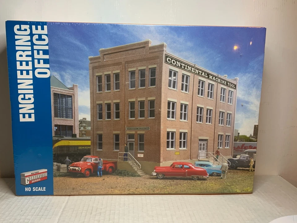 WALTHERS #933-2967  Engineering Office Building  KIT  H.O. 1:87 - Image 1 of 1
