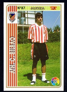 ALKIZA #87 ATHLETIC CLUB 1994/95 CHROME MUNDICROMO LA LEAGUE 94/95