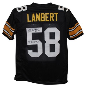 jack lambert autographed jersey