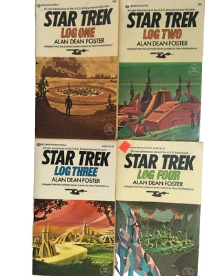 Alan Dean Foster Log One thru Four (4 Books) 1974/1975 ScyFy - NEW - Imagem 1 de 4