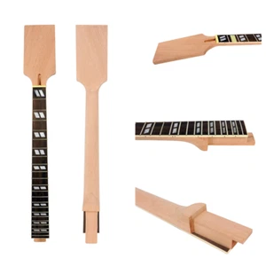 Maple Guitar Neck 22fret 24.75in Rosewood Fretboard Unfinished Replacement Parts - Picture 1 of 6