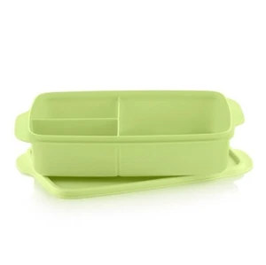 Tupperware talla Clevere pausa-diversión lata de pan Sandwich Lunchbox Twin - Imagen 1 de 2
