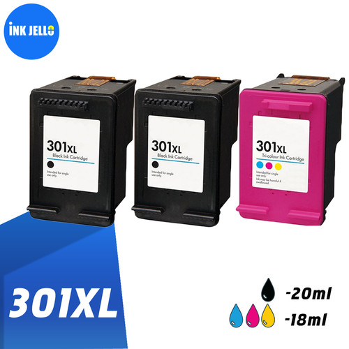 301XL Ink Cartridges Fits For HP Deskjet 1000 1010 1050 2544 2545 3000 ...