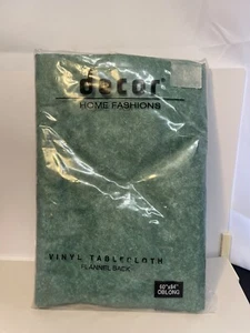 Decor Home Fashions 60"x 84" längliche pflegeleichte Tischdecke Denim Salbei - Bild 1 von 5