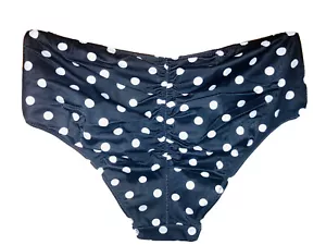NWT Victoria Secret Swim Polka Dot XS Bikini Bottom Scrunched Butt XS VS Swim XS - Picture 1 of 3