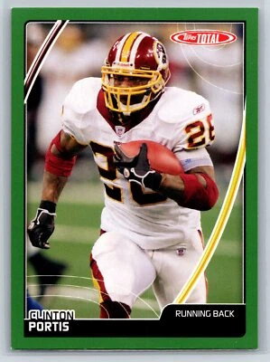 2007 Topps Total Clinton Portis Washington Redskins #265 - Image 1 of 2