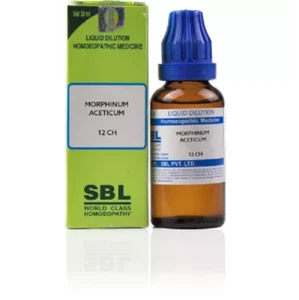 SBL Homeopathic Morphinum Aceticum (30 ML) (potenza selezionata-12, 30, 200 & 1000CH) - Foto 1 di 5