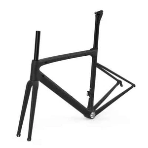 Carbon Fiber Road Bike Frameset Lightweight Bicycle Frame BB68 Rim Brake - Picture 1 of 24