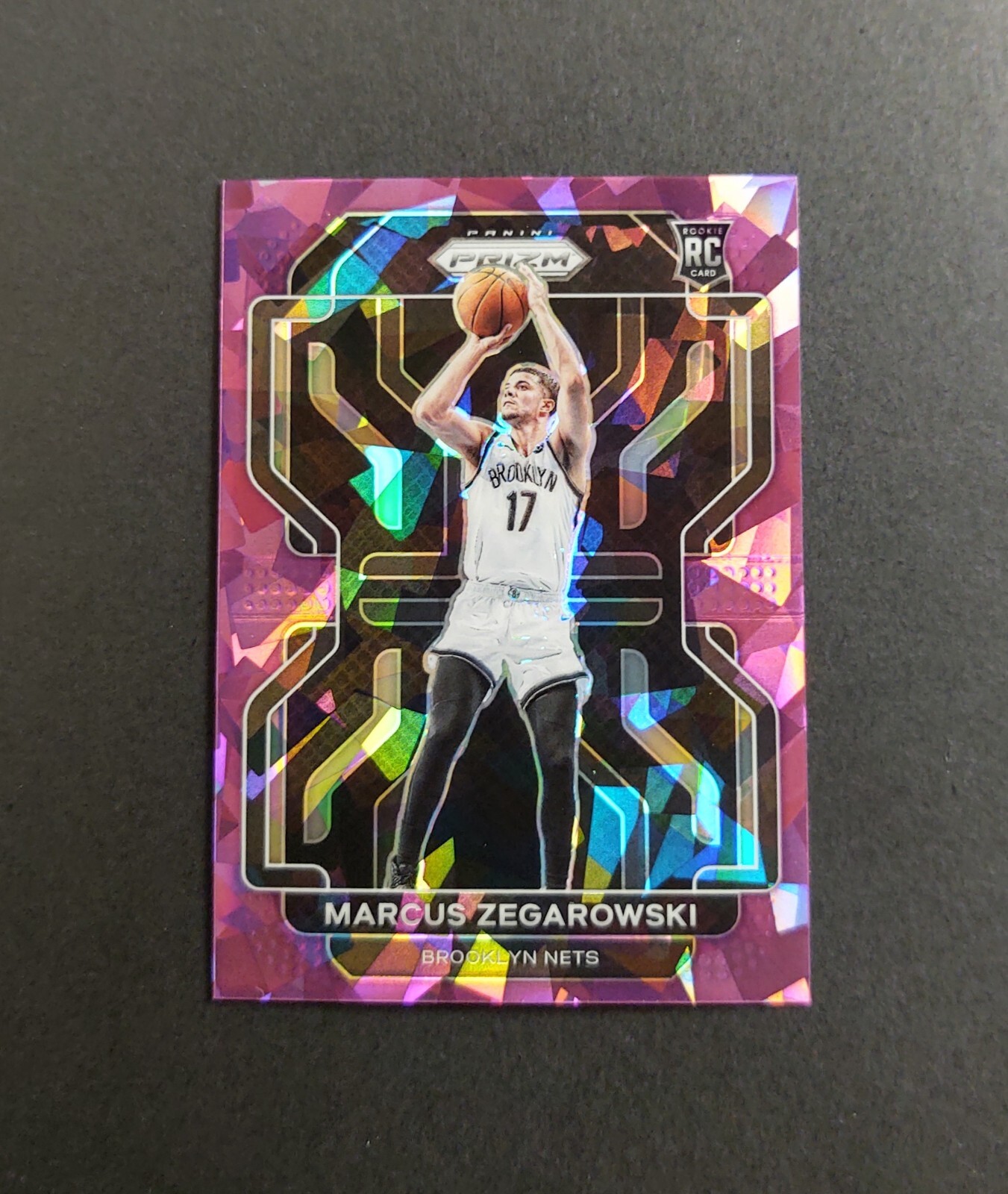 2021-22 Panini Prizm Marcus Zegarowski RC Purple Cracked Ice /149 #300 MINT 🍇💎