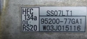 9520077GA1 compresor del aire acondicionado para SUZUKI JIMNY SN (FJ) 188748 - Imagen 1 de 5
