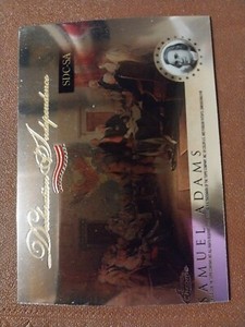 2006 SAMUEL ADAMS TOPPS CHROME DECLARATION INDEPENDENCE SIGNERS CARD #SDC-SA 