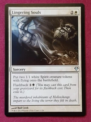 Magic The Gathering MODERN EVENT DECK LINGERING SOULS white card MTG - Image 1 of 2