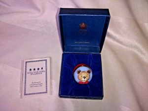 HALCYON DAYS Porzellan Schmuckschatulle TEDDYBÄR Gesicht geformt 3D OVP - Bild 1 von 6