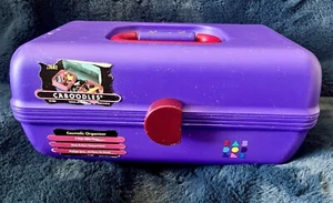 Vintage 90's Caboodles Case Model 2602 Pink & Purple Sliding Drawers Full Size - Picture 1 of 6