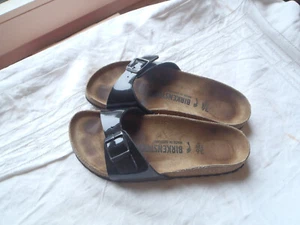 Birkenstock Madrid schwarz Lack glänzend Gr. EUR 36 230 L 5 - Bild 1 von 4