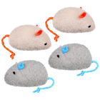 4 Pcs Fake Rat Toy Cat Mice Toys For Indoor Cats Simulation Mouse Interactive