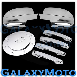 07-14 GMC Yukon+XL espejo cromado con luz+manija de 4 puertas sin ojo de cerradura PSG + cubierta de gas - Imagen 1 de 1