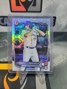 2025 Bowman Prospects Sean Keys Bowman Retro Logo Foil 1st Bowman SP - Picture 1 of 2
