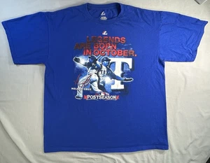 Majestic MLB Texas Rangers Baseball Nelson Cruz Shirt Size Men’s XL - Picture 1 of 6