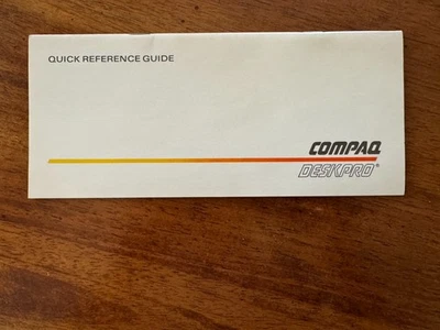 Compaq Deskpro Quick Reference FRU 101379-001 - Image 1 of 3