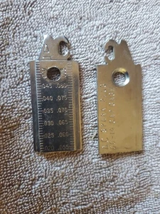 2 Vintage AC DELCO Spark Plug Gap Gauges GG-14 New Original Old Stock  - Picture 1 of 5