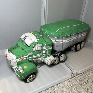 Semirremolque Peterbilt verde felpa Dream Wheels 1985 raro vintage - Imagen 1 de 13