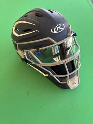 Máscara de receptor Senior Rawlings Velo 2.0 con visera (7 1/8 - 7 3/4) Foto 1 de 4