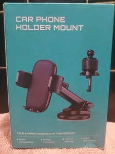 Mount /clip Car Windshield Stand for Mobile Cell Phone    Black - Picture 1 of 7