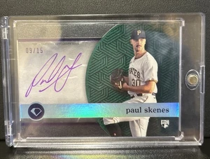 Paul Skenes 2024 Topps Diamond Icons White PolychromatINK Purple Auto RC /15 - Picture 1 of 10